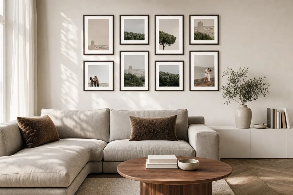 What to hang above the sofa? Ideas for the wall behind your couch