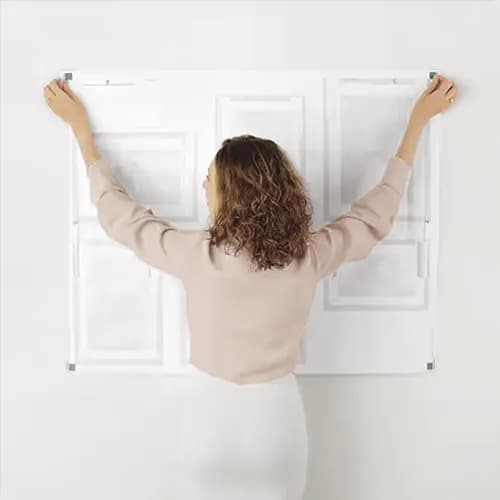 Step 1: Position Your Gallery Wall Template